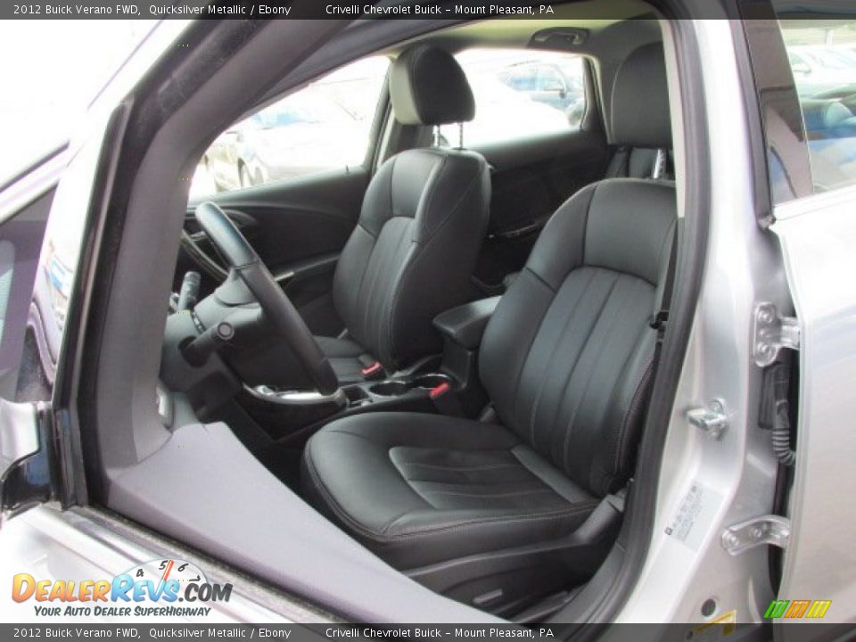 2012 Buick Verano FWD Quicksilver Metallic / Ebony Photo #18