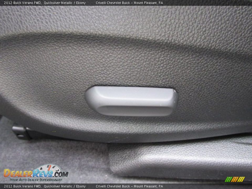 2012 Buick Verano FWD Quicksilver Metallic / Ebony Photo #19