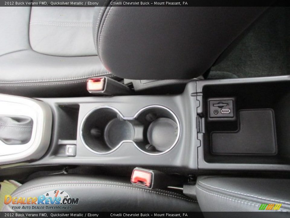 2012 Buick Verano FWD Quicksilver Metallic / Ebony Photo #22