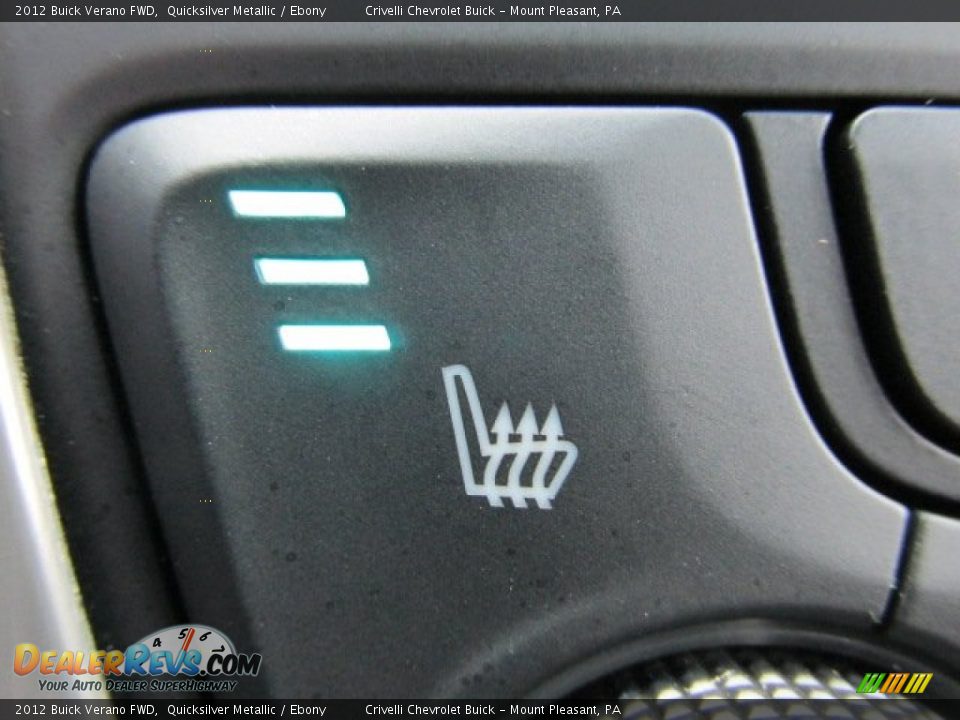 2012 Buick Verano FWD Quicksilver Metallic / Ebony Photo #24