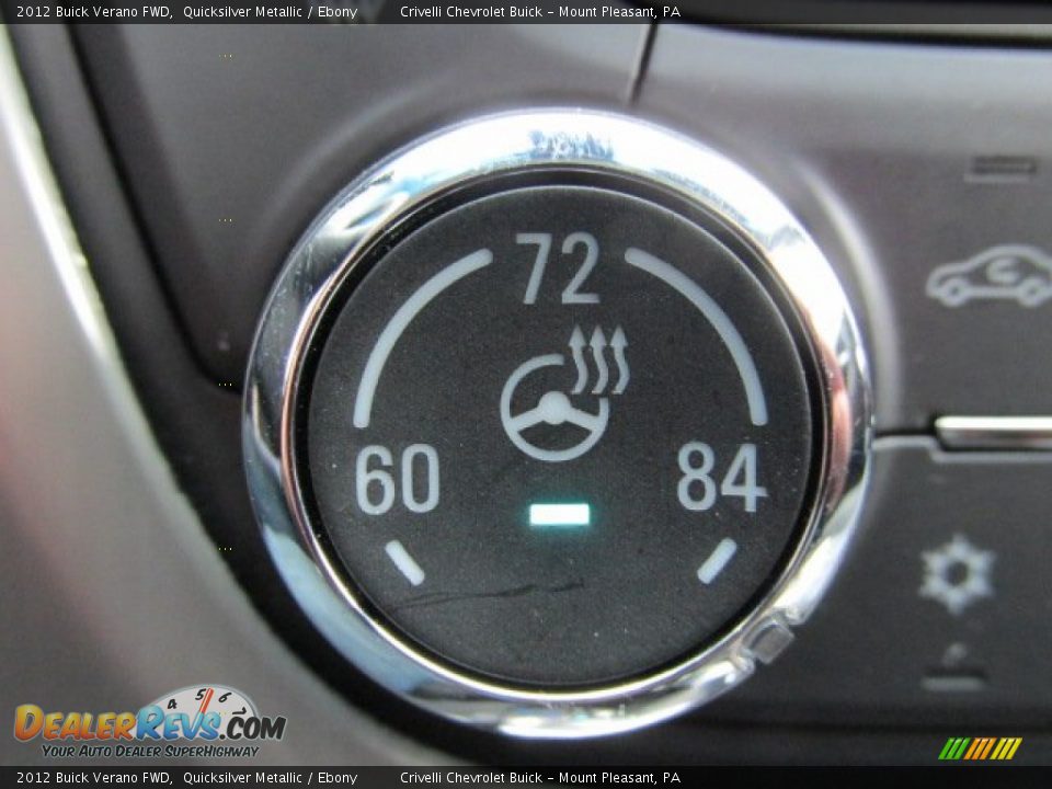 2012 Buick Verano FWD Quicksilver Metallic / Ebony Photo #27