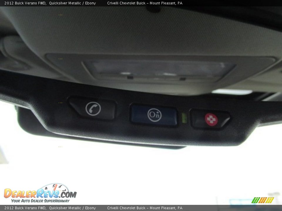2012 Buick Verano FWD Quicksilver Metallic / Ebony Photo #28