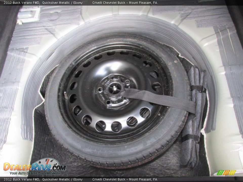 2012 Buick Verano FWD Quicksilver Metallic / Ebony Photo #31
