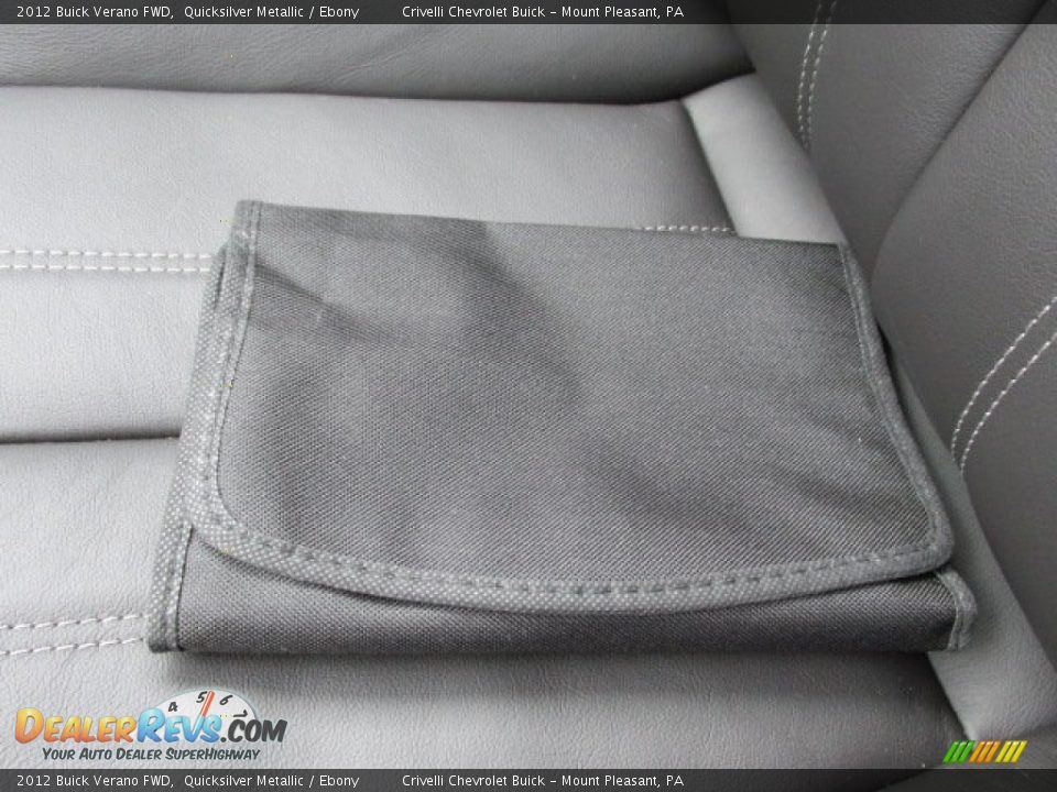 2012 Buick Verano FWD Quicksilver Metallic / Ebony Photo #32