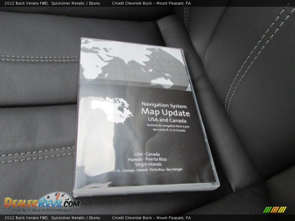 2012 Buick Verano FWD Quicksilver Metallic / Ebony Photo #34