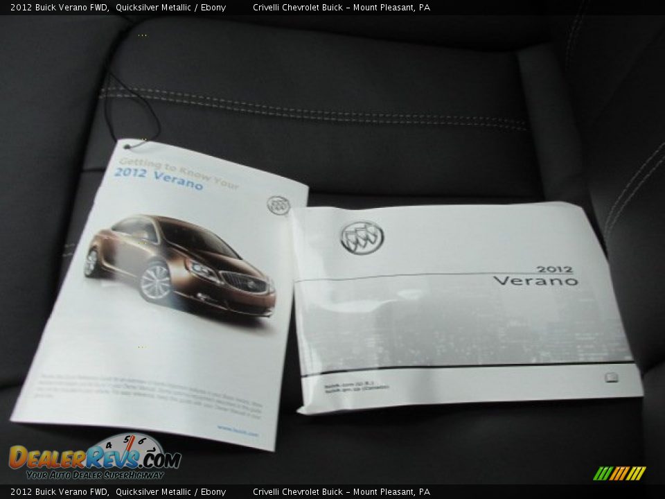 2012 Buick Verano FWD Quicksilver Metallic / Ebony Photo #35