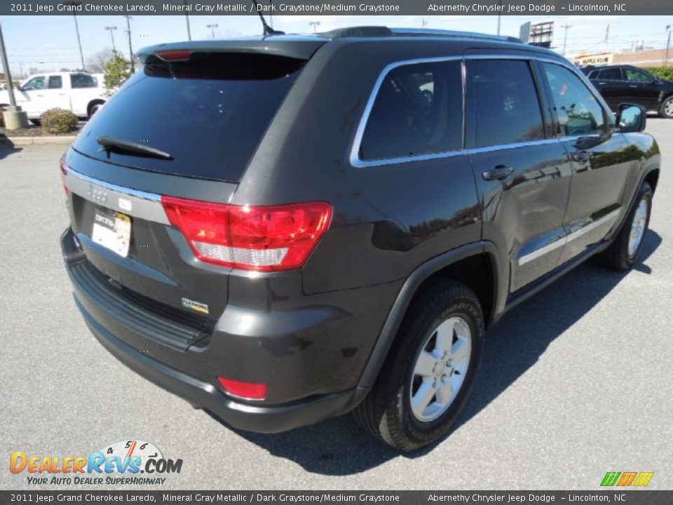 2011 Jeep Grand Cherokee Laredo Mineral Gray Metallic / Dark Graystone/Medium Graystone Photo #5