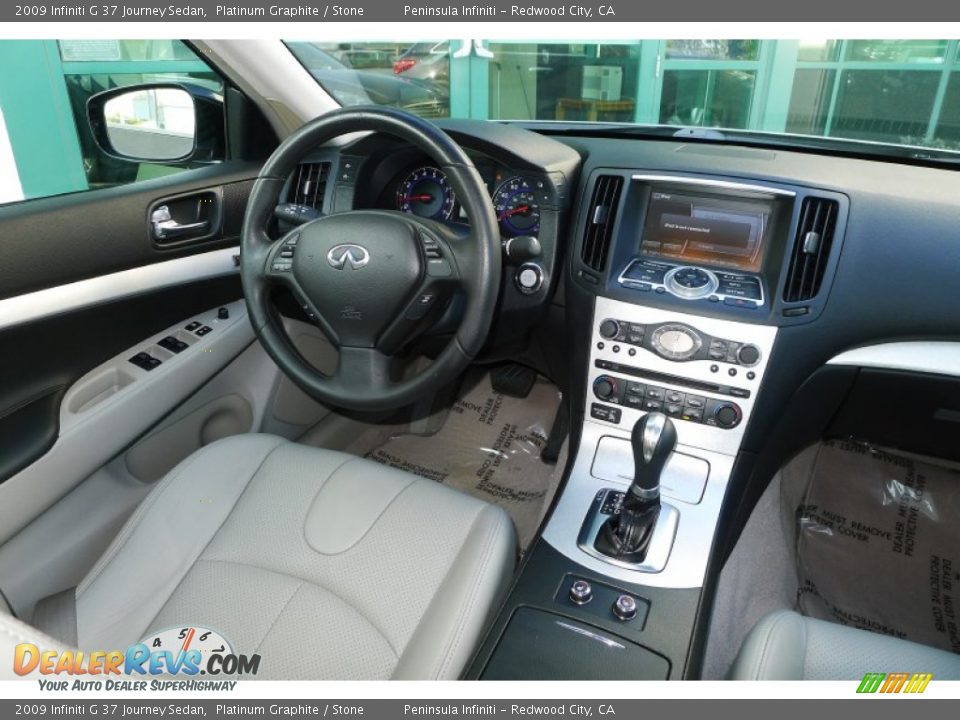Stone Interior - 2009 Infiniti G 37 Journey Sedan Photo #3