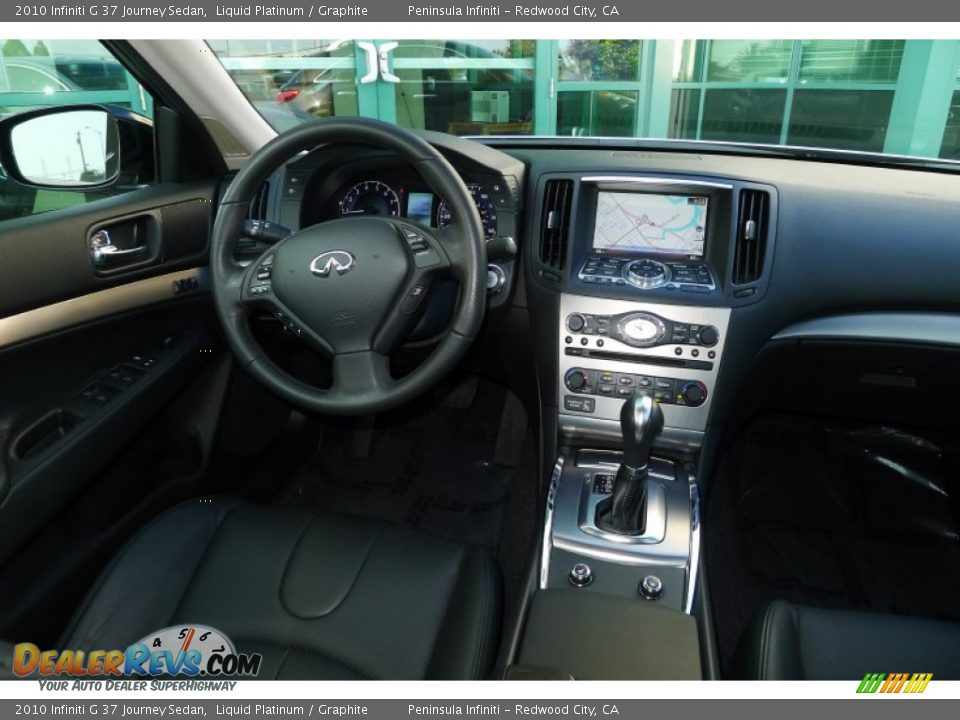 2010 Infiniti G 37 Journey Sedan Liquid Platinum / Graphite Photo #2
