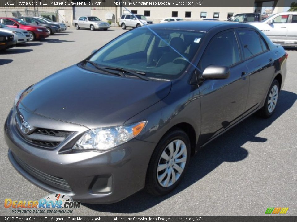 2012 Toyota Corolla LE Magnetic Gray Metallic / Ash Photo #1