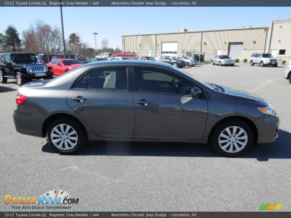 2012 Toyota Corolla LE Magnetic Gray Metallic / Ash Photo #6