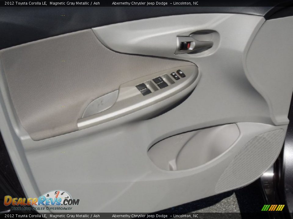 2012 Toyota Corolla LE Magnetic Gray Metallic / Ash Photo #8