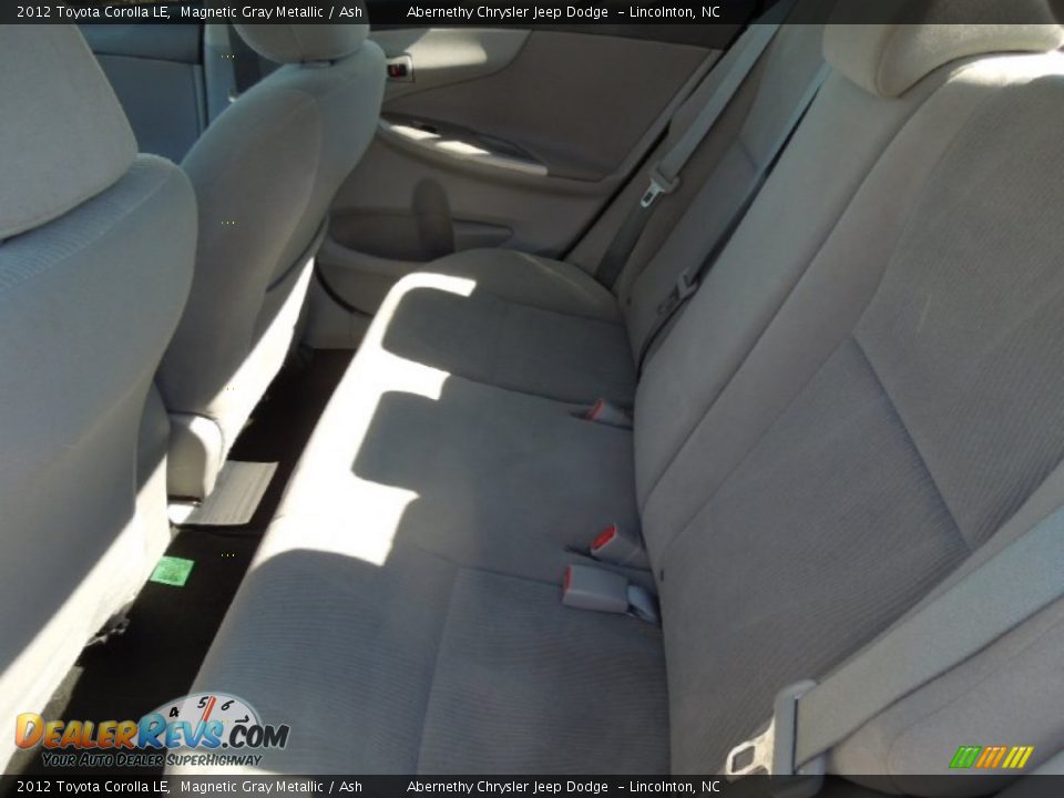 2012 Toyota Corolla LE Magnetic Gray Metallic / Ash Photo #15