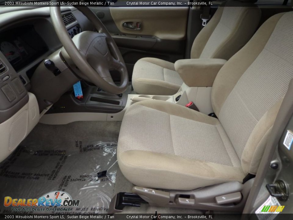 2003 Mitsubishi Montero Sport LS Sudan Beige Metallic / Tan Photo #4