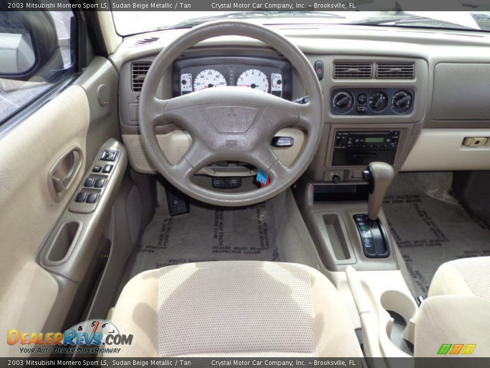 2003 Mitsubishi Montero Sport LS Sudan Beige Metallic / Tan Photo #6