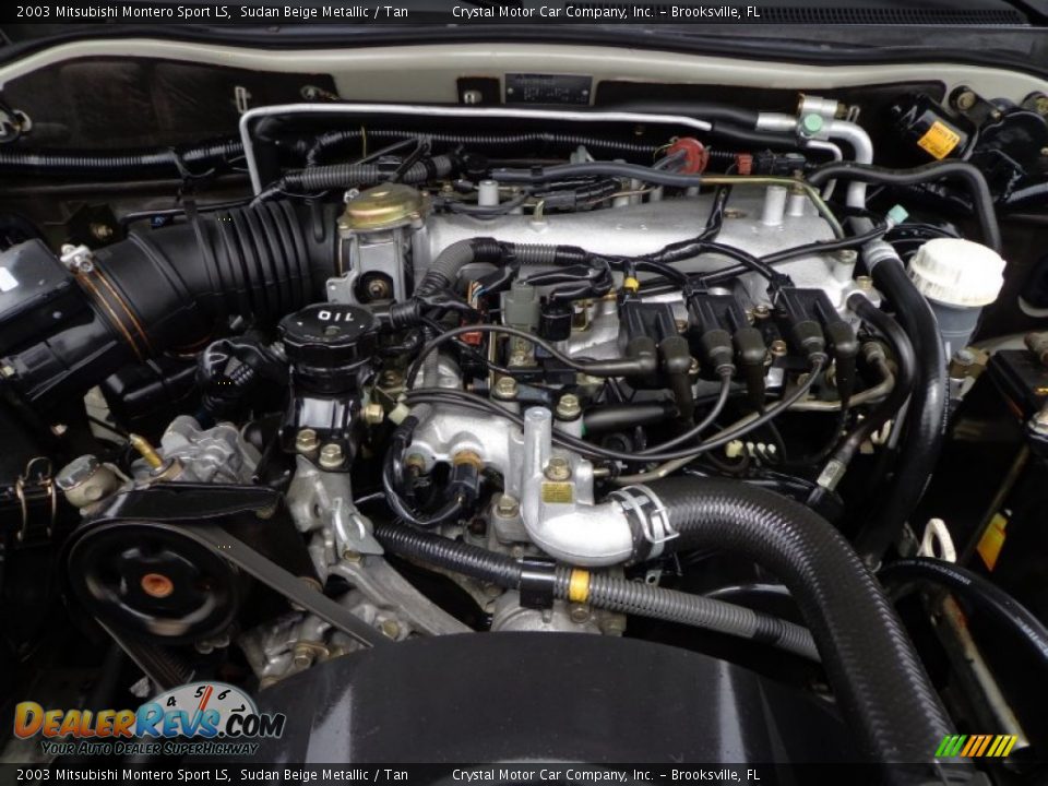 2003 Mitsubishi Montero Sport LS Sudan Beige Metallic / Tan Photo #17