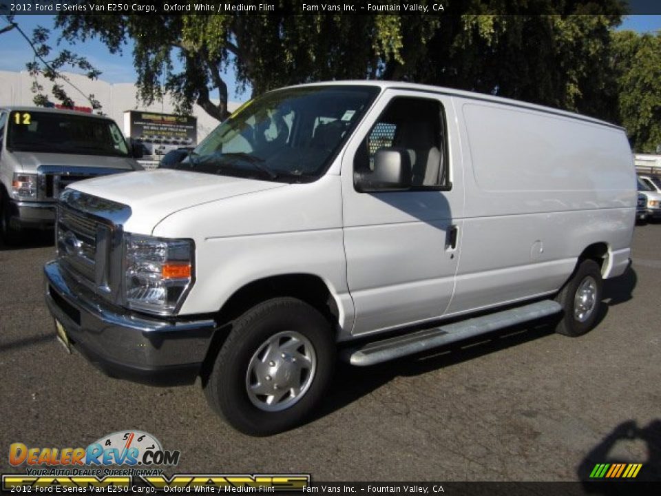 2012 Ford E Series Van E250 Cargo Oxford White / Medium Flint Photo #3