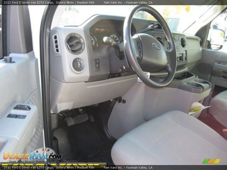 2012 Ford E Series Van E250 Cargo Oxford White / Medium Flint Photo #9