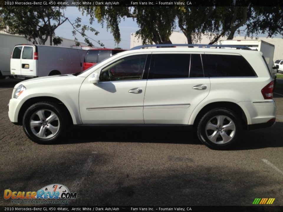 2010 Mercedes-Benz GL 450 4Matic Arctic White / Dark Ash/Ash Photo #1
