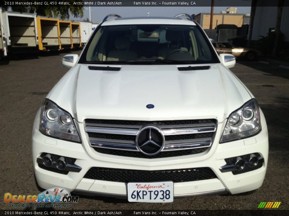 2010 Mercedes-Benz GL 450 4Matic Arctic White / Dark Ash/Ash Photo #3