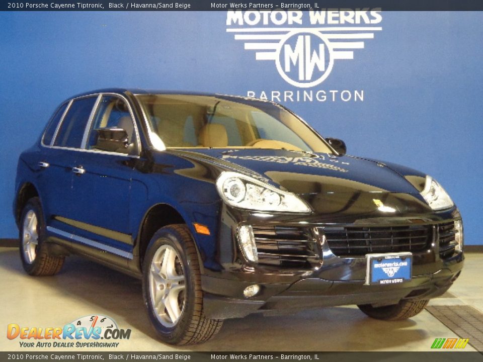 2010 Porsche Cayenne Tiptronic Black / Havanna/Sand Beige Photo #1