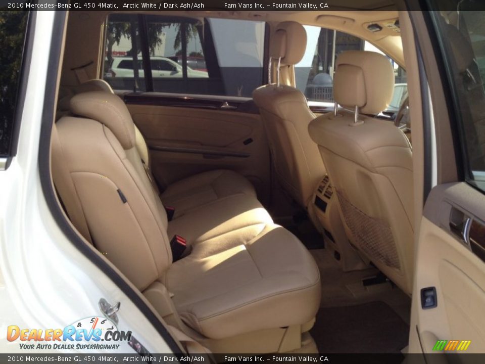 2010 Mercedes-Benz GL 450 4Matic Arctic White / Dark Ash/Ash Photo #10
