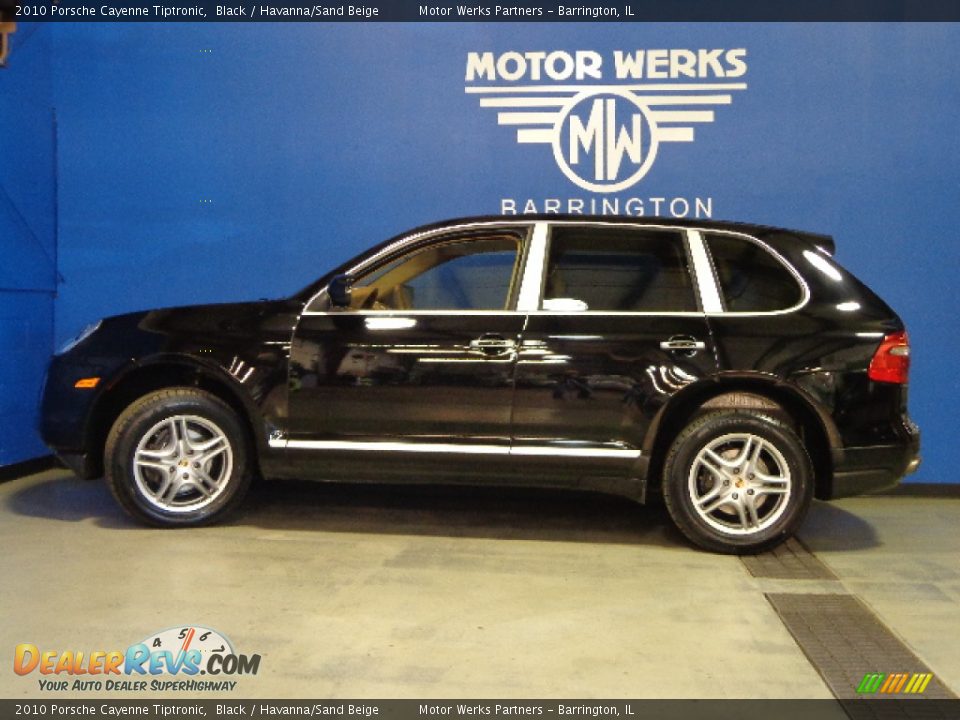 2010 Porsche Cayenne Tiptronic Black / Havanna/Sand Beige Photo #4