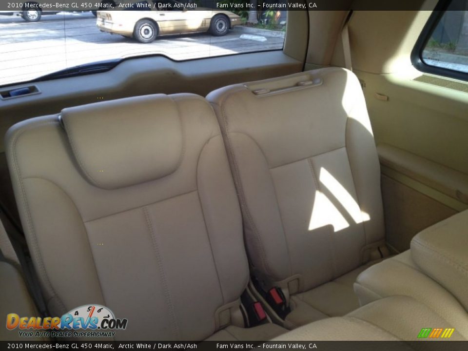 2010 Mercedes-Benz GL 450 4Matic Arctic White / Dark Ash/Ash Photo #11
