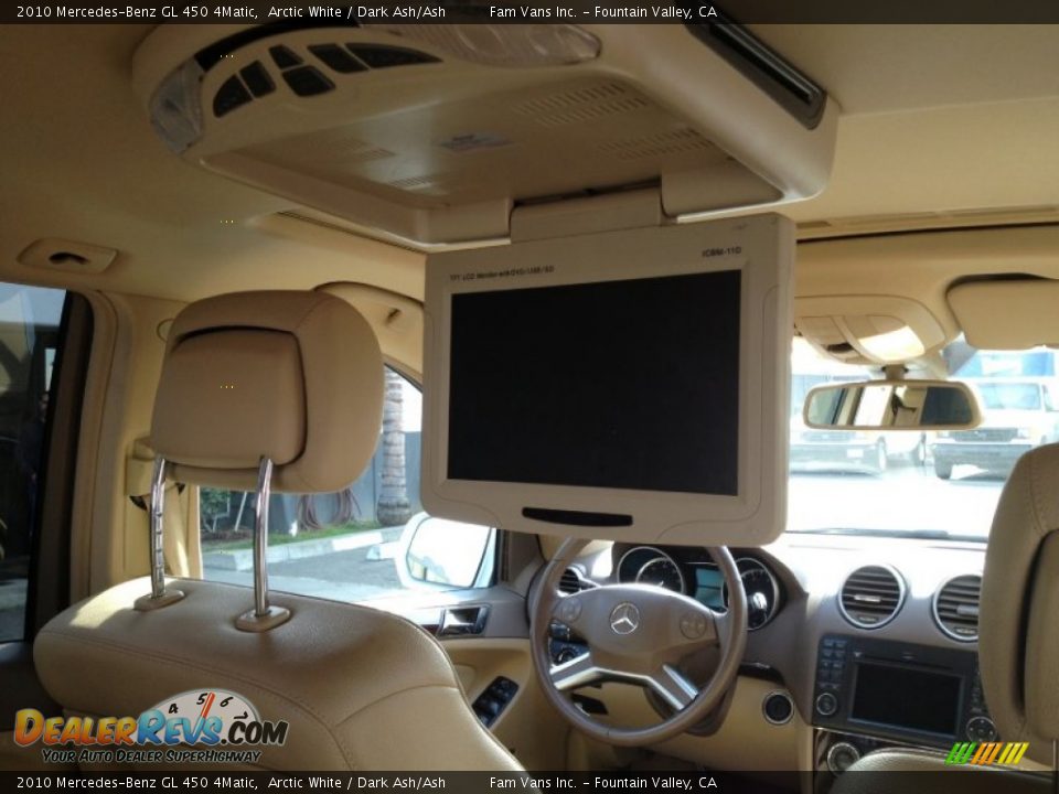2010 Mercedes-Benz GL 450 4Matic Arctic White / Dark Ash/Ash Photo #12