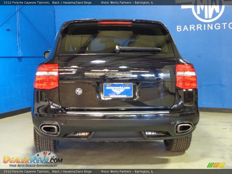 2010 Porsche Cayenne Tiptronic Black / Havanna/Sand Beige Photo #6