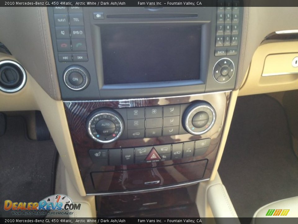 2010 Mercedes-Benz GL 450 4Matic Arctic White / Dark Ash/Ash Photo #13