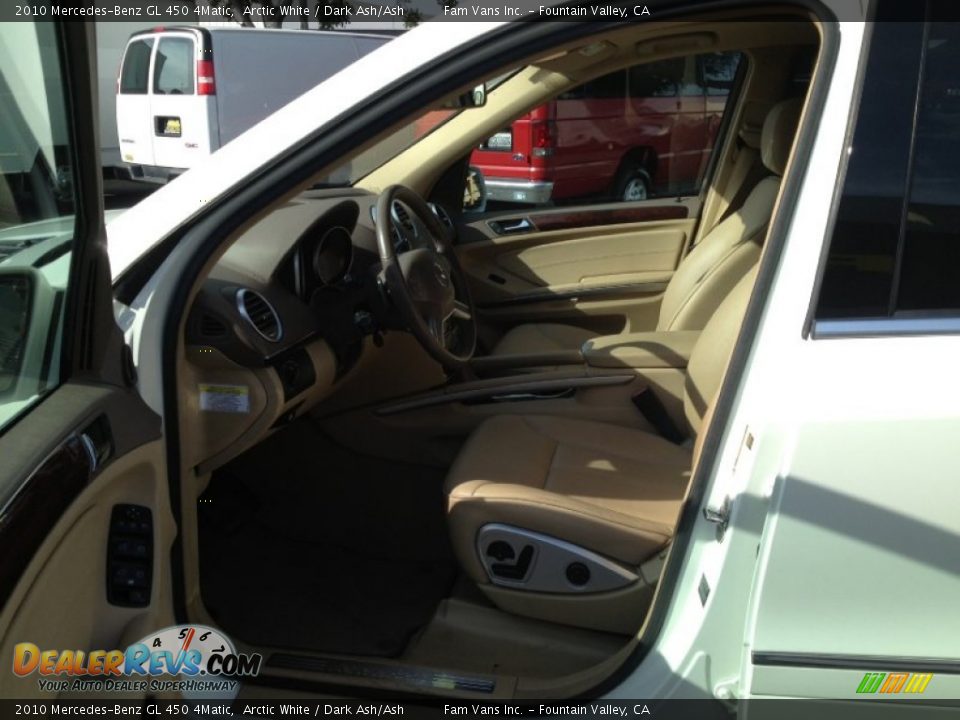 2010 Mercedes-Benz GL 450 4Matic Arctic White / Dark Ash/Ash Photo #14