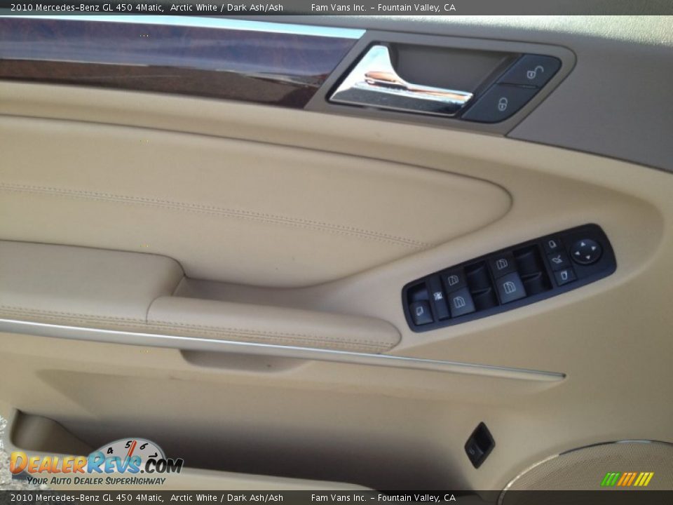 2010 Mercedes-Benz GL 450 4Matic Arctic White / Dark Ash/Ash Photo #15
