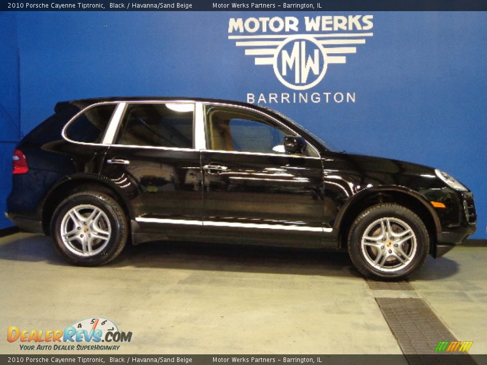 2010 Porsche Cayenne Tiptronic Black / Havanna/Sand Beige Photo #8