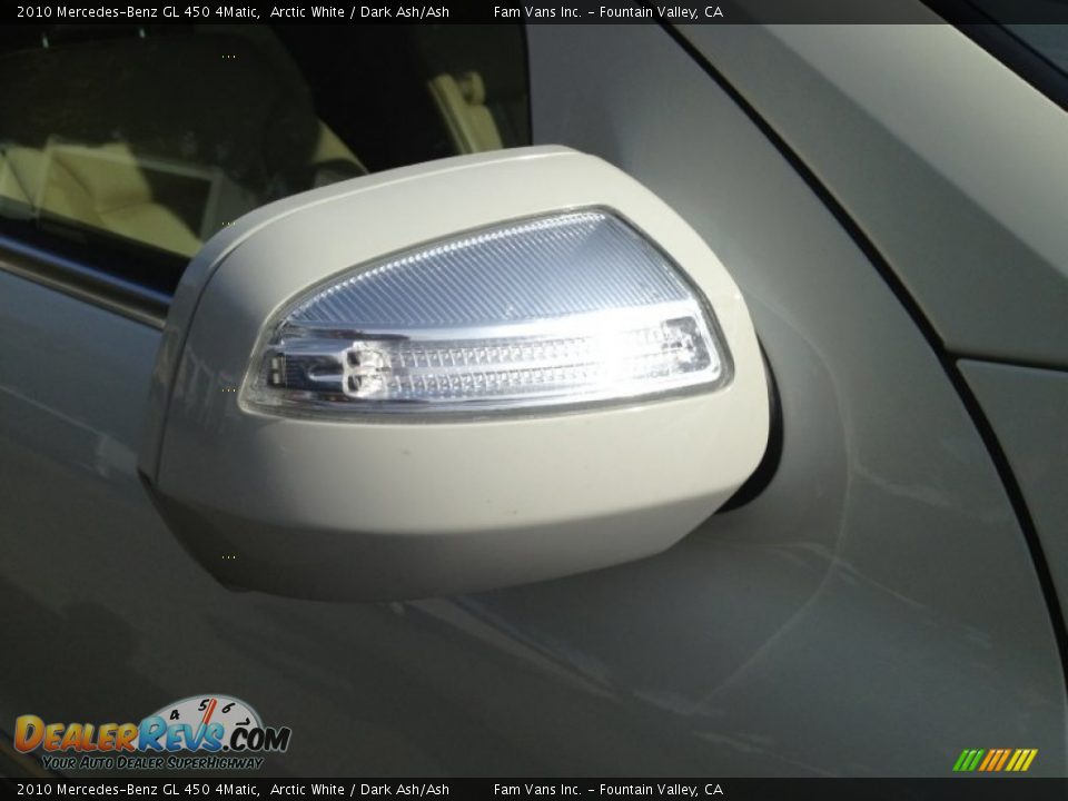 2010 Mercedes-Benz GL 450 4Matic Arctic White / Dark Ash/Ash Photo #17