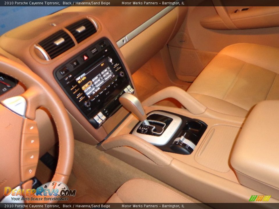 2010 Porsche Cayenne Tiptronic Black / Havanna/Sand Beige Photo #12