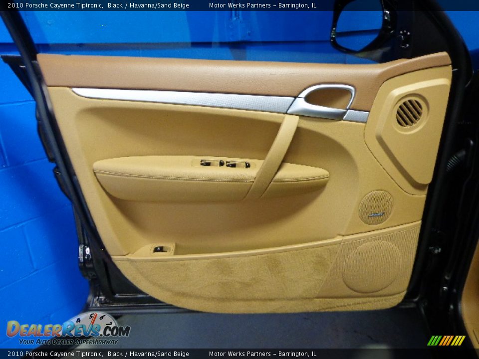 2010 Porsche Cayenne Tiptronic Black / Havanna/Sand Beige Photo #15