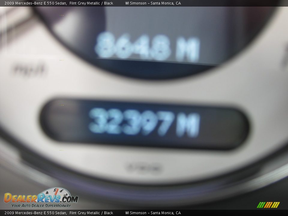2009 Mercedes-Benz E 550 Sedan Flint Grey Metallic / Black Photo #7