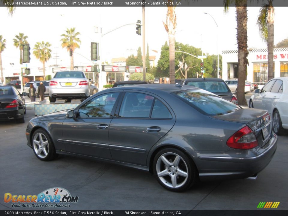 2009 Mercedes-Benz E 550 Sedan Flint Grey Metallic / Black Photo #13