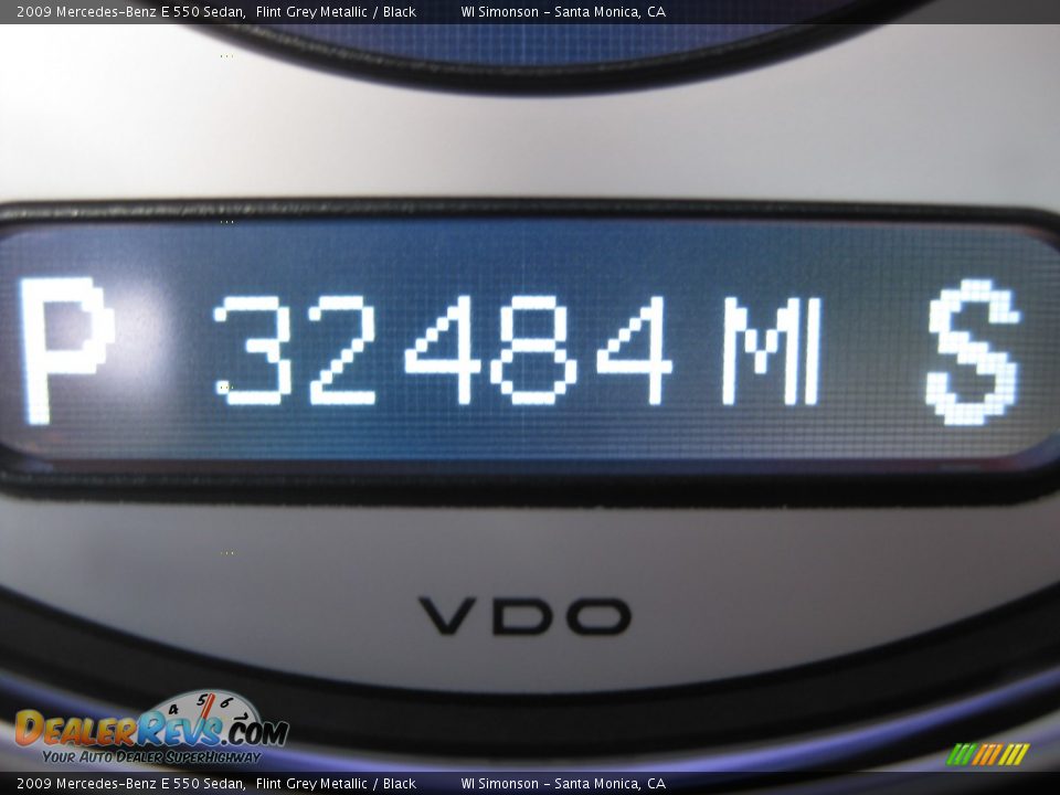 2009 Mercedes-Benz E 550 Sedan Flint Grey Metallic / Black Photo #19