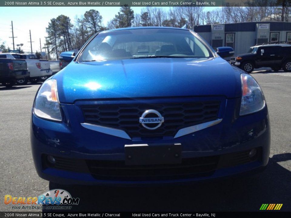 2008 Nissan Altima 3.5 SE Coupe Azure Blue Metallic / Charcoal Photo #2