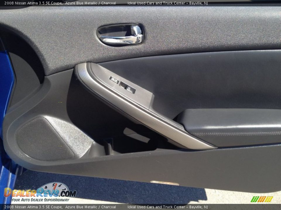 2008 Nissan Altima 3.5 SE Coupe Azure Blue Metallic / Charcoal Photo #7