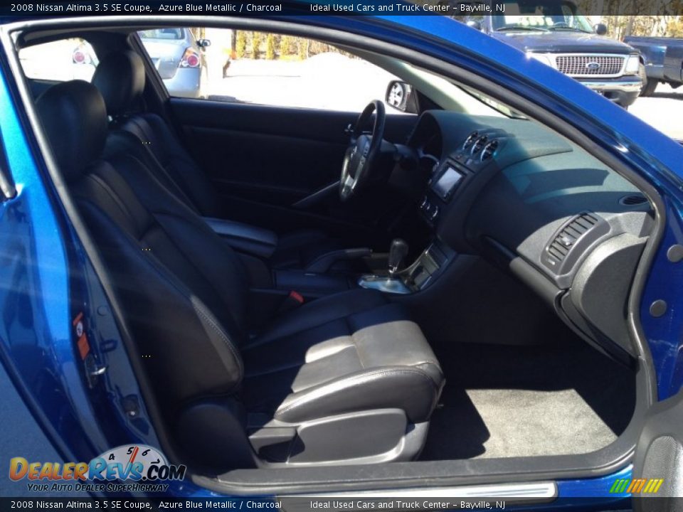 2008 Nissan Altima 3.5 SE Coupe Azure Blue Metallic / Charcoal Photo #9