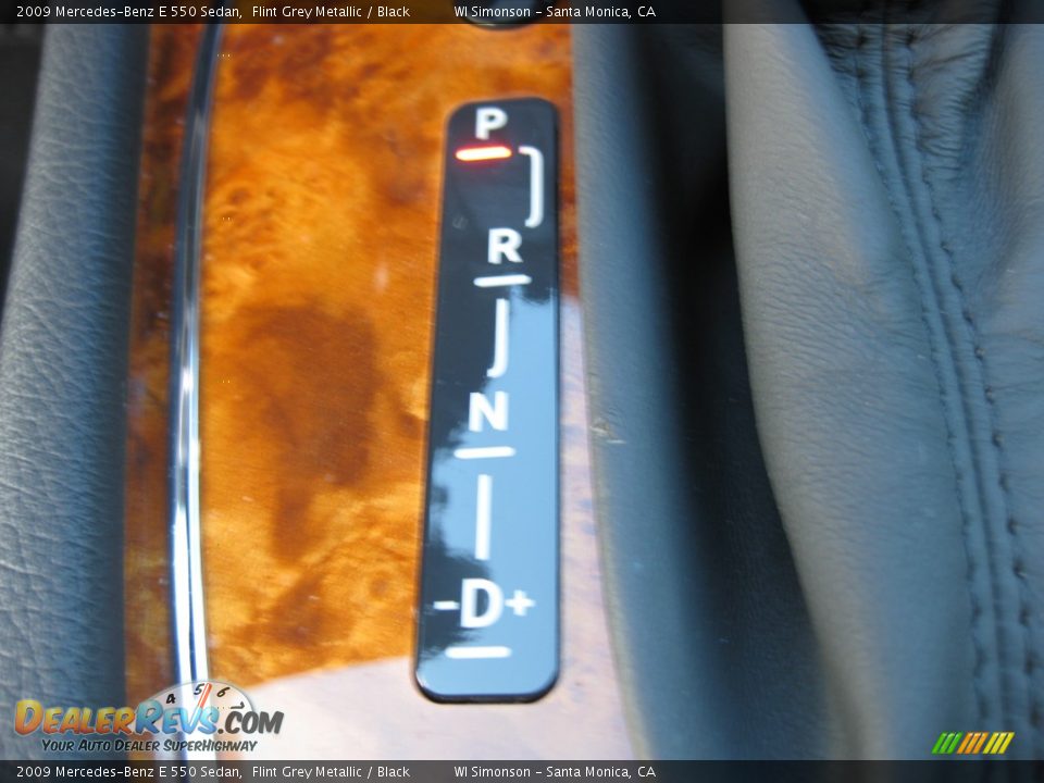 2009 Mercedes-Benz E 550 Sedan Flint Grey Metallic / Black Photo #21