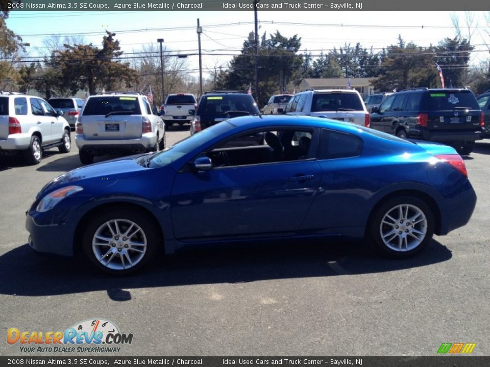 2008 Nissan Altima 3.5 SE Coupe Azure Blue Metallic / Charcoal Photo #16