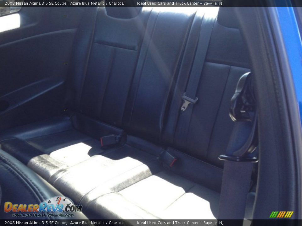 2008 Nissan Altima 3.5 SE Coupe Azure Blue Metallic / Charcoal Photo #17