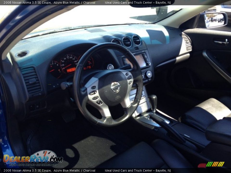 2008 Nissan Altima 3.5 SE Coupe Azure Blue Metallic / Charcoal Photo #19