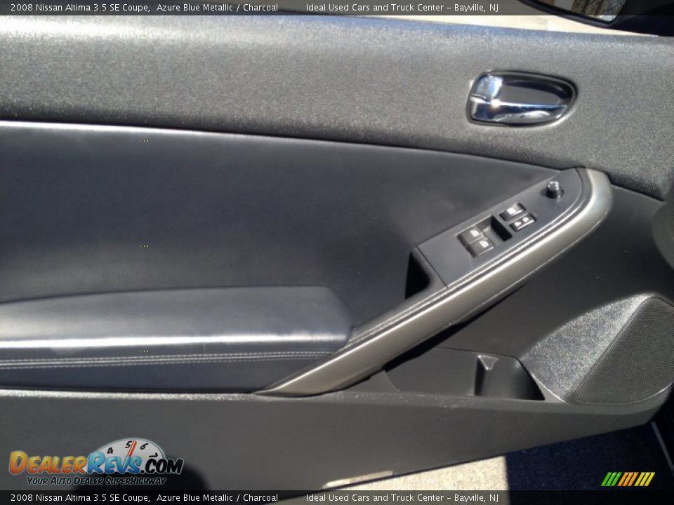 2008 Nissan Altima 3.5 SE Coupe Azure Blue Metallic / Charcoal Photo #20