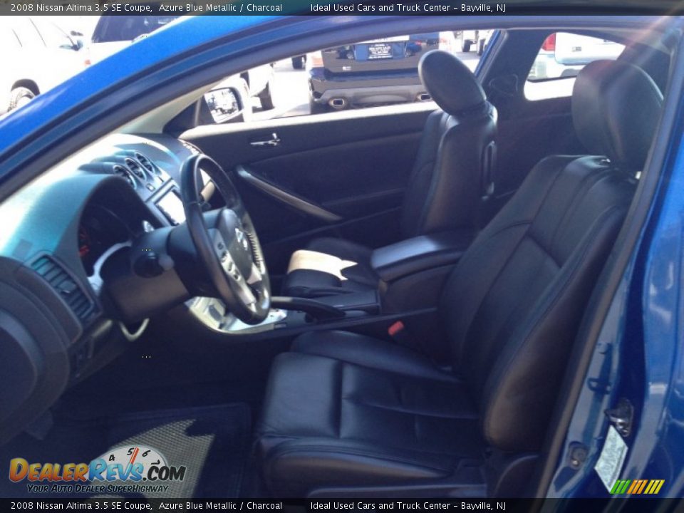 2008 Nissan Altima 3.5 SE Coupe Azure Blue Metallic / Charcoal Photo #21