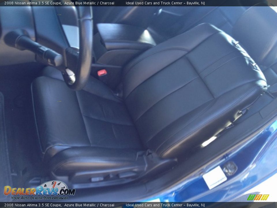 2008 Nissan Altima 3.5 SE Coupe Azure Blue Metallic / Charcoal Photo #22